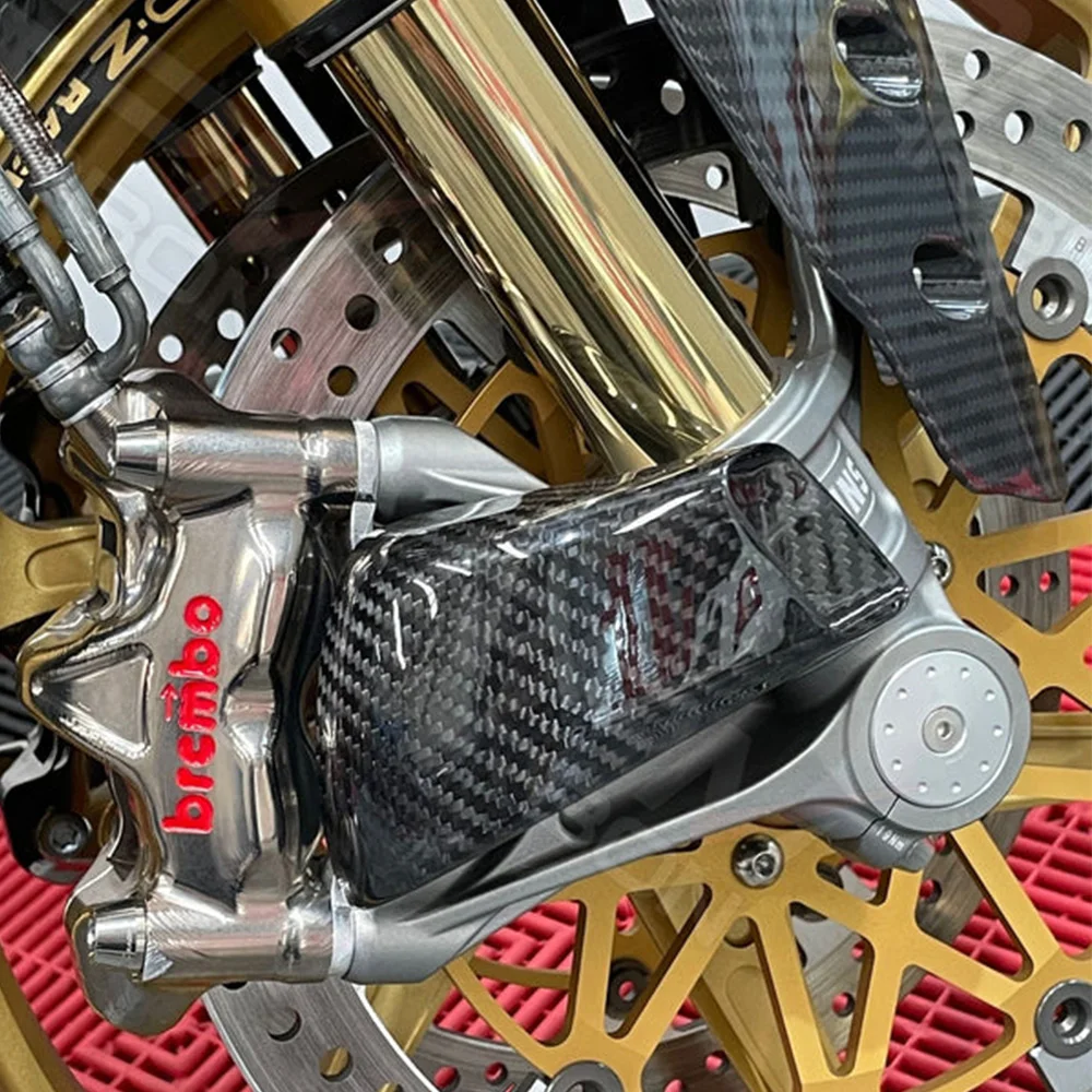 3K углеродное волокно передний тормозной воздуховод суппорт крышка радиатора