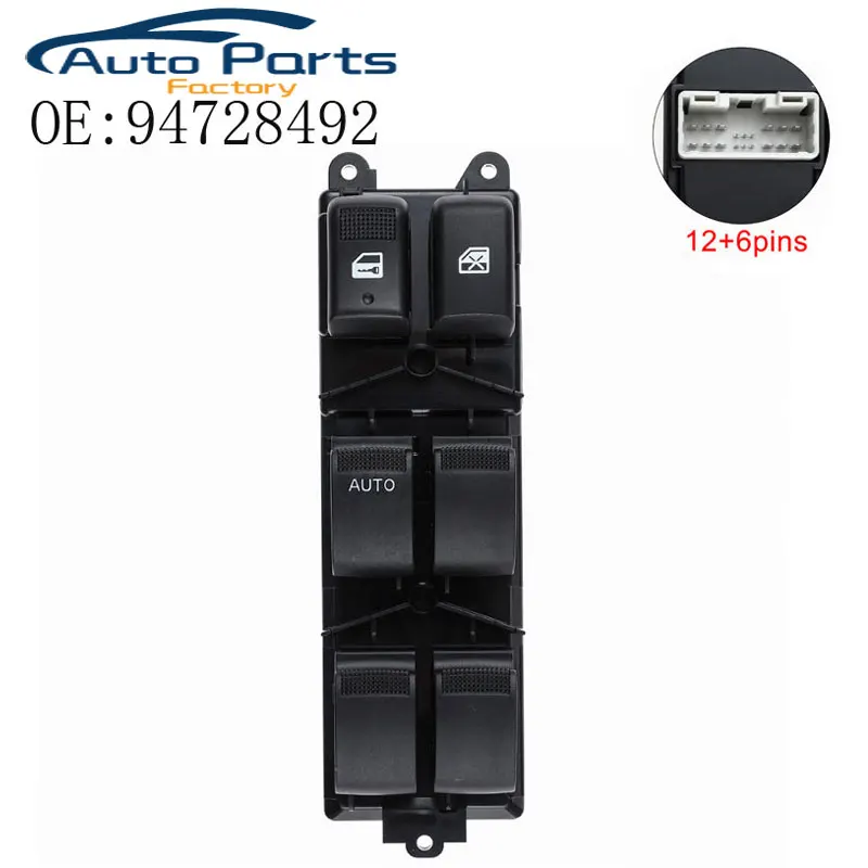 

New 4 Door 18 Pins Electric Power Master Window Switch For Chevrolet GMC S10 94728492