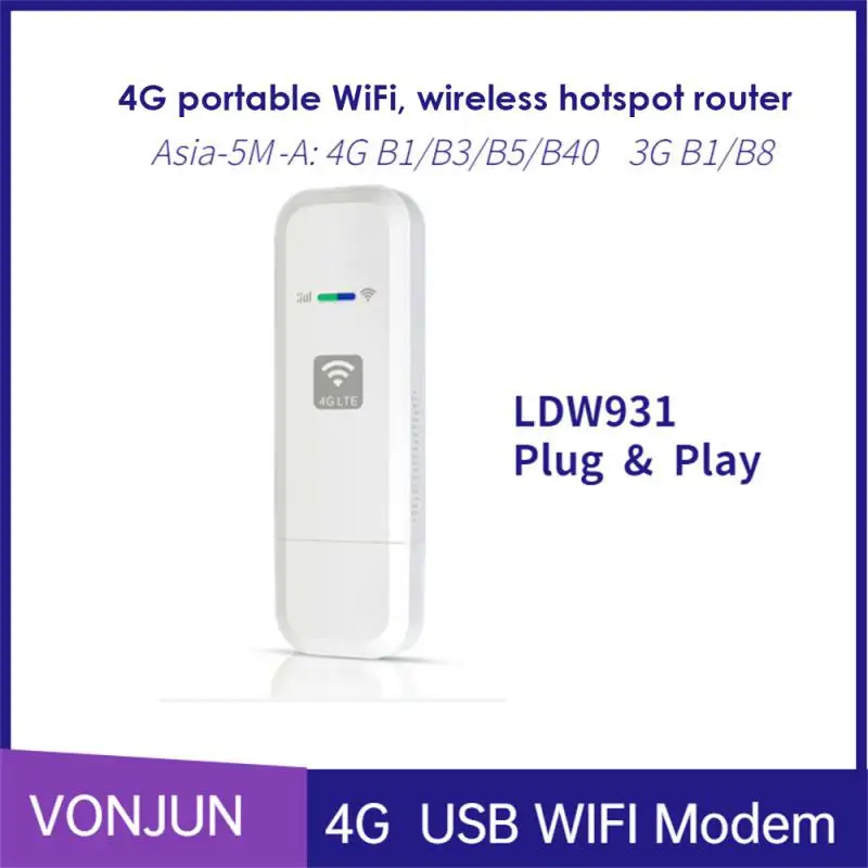 

Wireless Hotspot Donglelte Simple Burst Transmission Sensitive Plug And Play Intelligent Products Wifi Router Ldw931 Smart Home