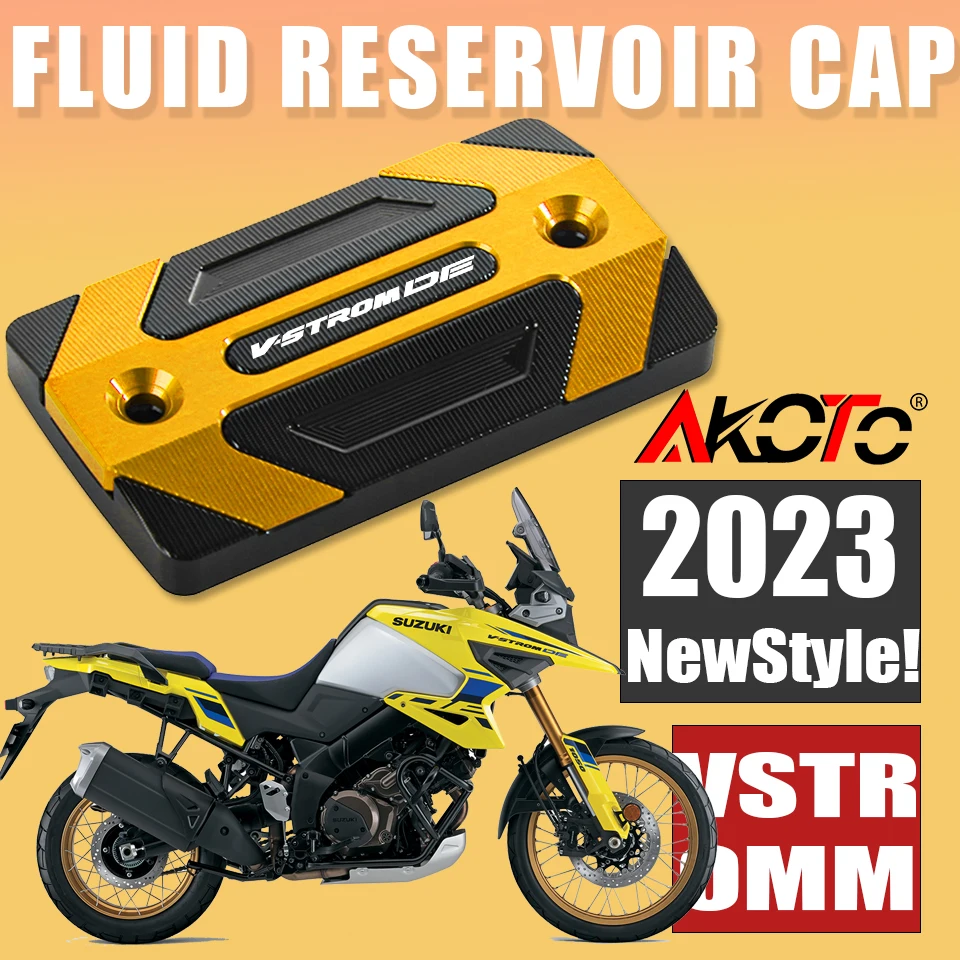 

2023NEW Front Brake Reservoir Cover Cap For SUZUKI V-STROM Vstrom DL 800 1050 DE 800DE 1050DE DL800DE DL1050DE 1050XT XT DL1050