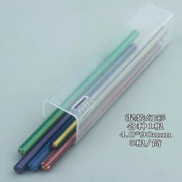 

4,0 мм грифельный карандаш, механический стержень 4 мм, 2b-16b, автоматический стержень, красный, синий цвет, карандаш, инженерный эскиз, живопись