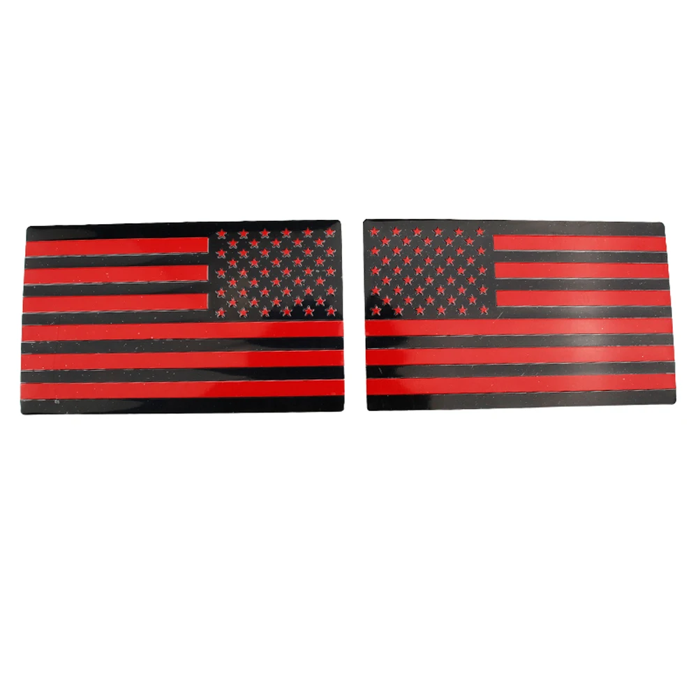 1 пара США черный флаг автомобильный брызговик Эмблема для автомобилей