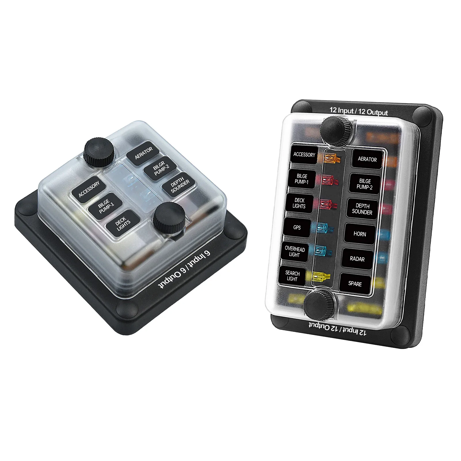 

Судовой блок предохранителей 32 В, 6-ходовой 12-ходовой блок предохранителей ATO/ATC, водонепроницаемый фотоэлемент для автомобилей, грузовиков, ...