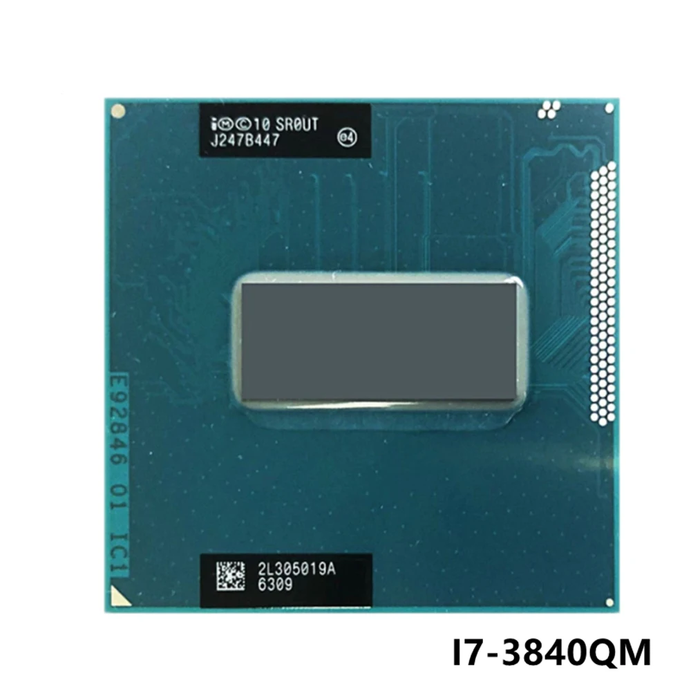 

Intel Core I7 3840QM SR0UT CPU I7-3840QM processor 2.80GHz-3.8GHz L3=8M Quad core rPGA988B
