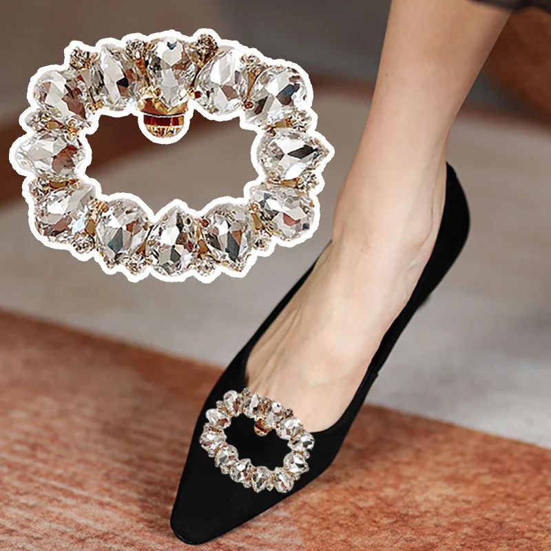 

2 шт., съемные овальные зажимы для обуви