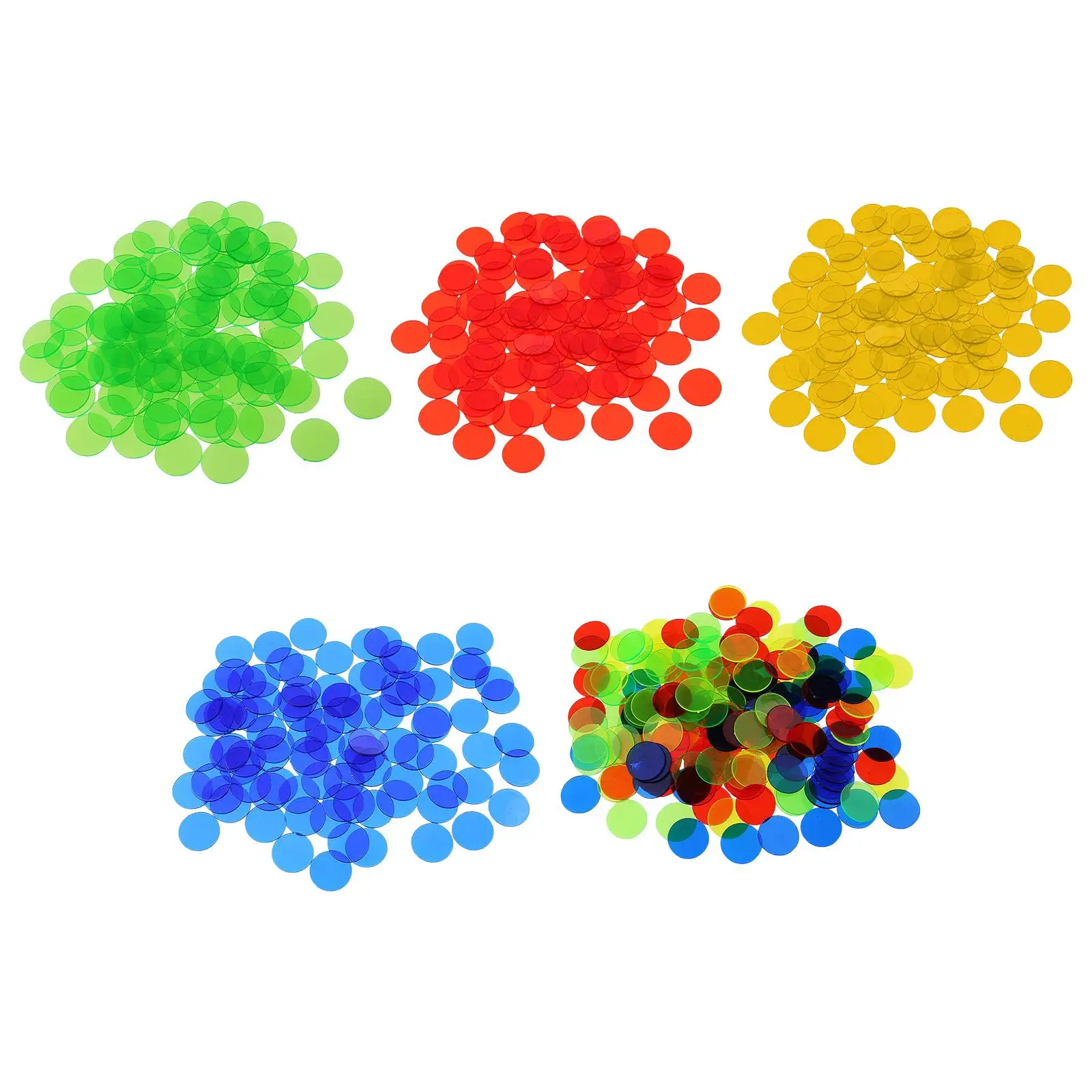 

100 Pieces Casino Chips 25 mm for Poker Nights Game Play Tokens