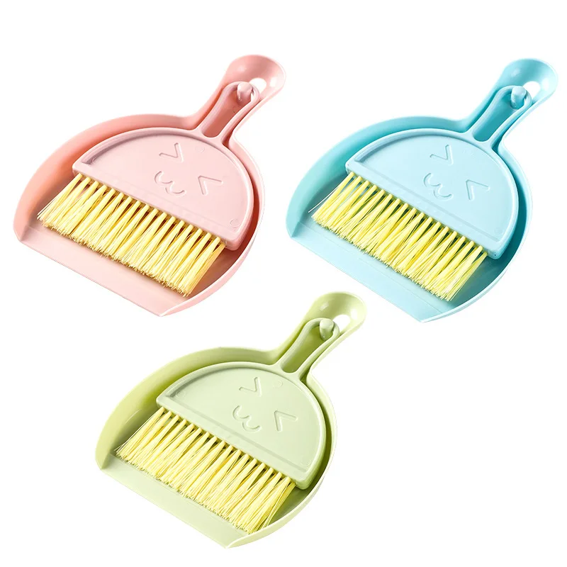 

Wall-Hung Mini Desktop Broom Cleaning Brush Mini Materials Dustpan Desktop Pets Hair Sweeper Garbage Cleaning Shovel Accessories