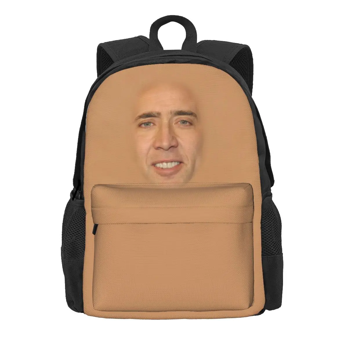 

Nicolas Cage Face Women Backpack Fashion Student School Bag Laptop Backpack Teenage Waterproof Polyester Travel Rucksack