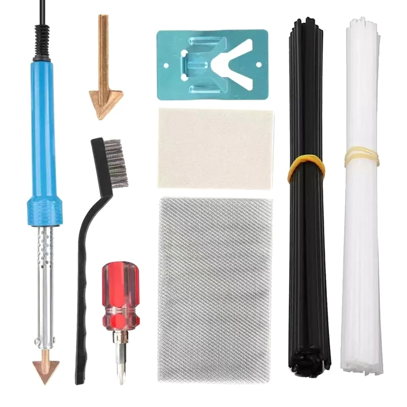 Portable Plastic Welding Kit for Bumper Repairs DIY Tool Wir
