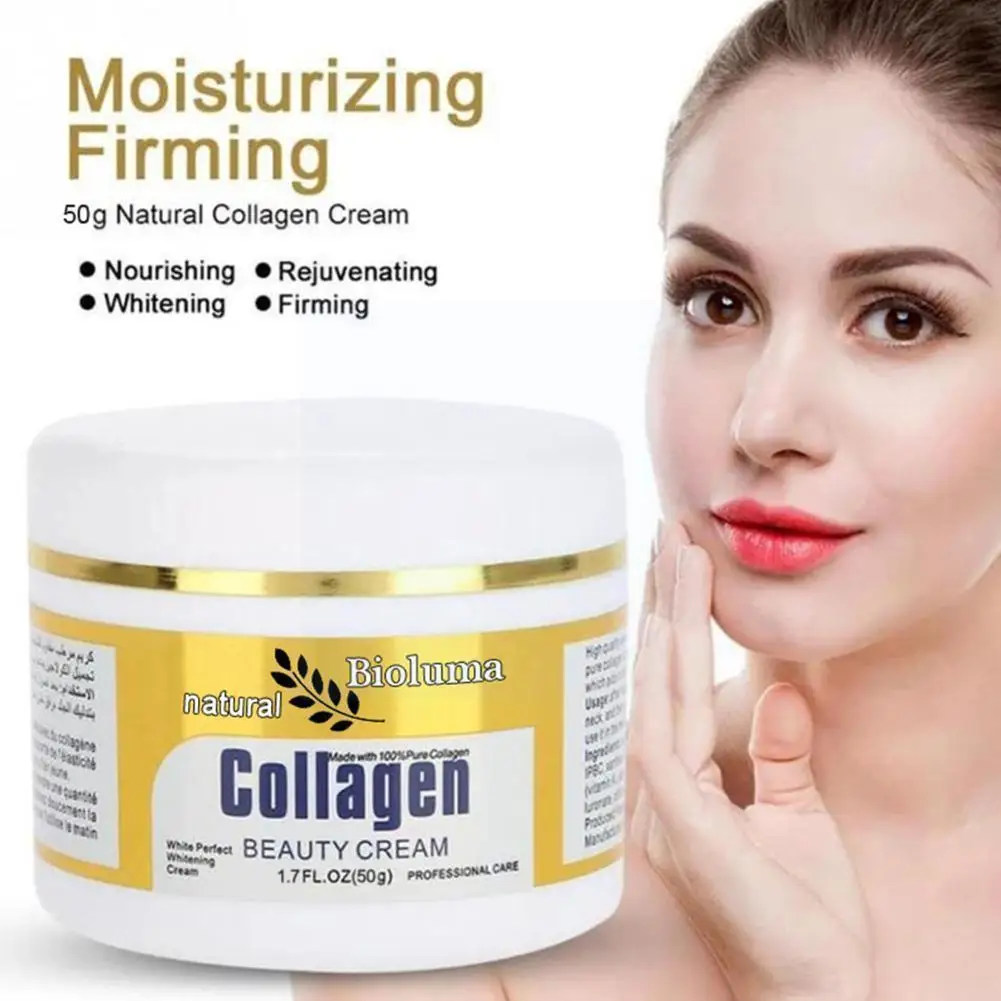 

Collagen Remove Wrinkles Face Cream Anti Aging Korean Fine Lifting Whitening Lines Brighten Moisturizing Ski Fades Firming V3Z8