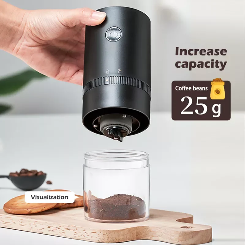 

Portable Coffee Grinder USB Rechargeable Home Outdoor Blenders Profession Adjustable Coffee Beans Grinding for Kitchen