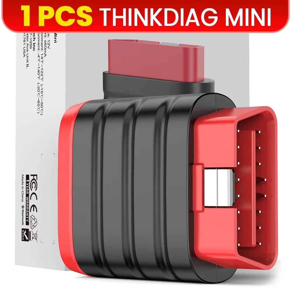 Бесплатный пожизненный сканер THINKCAR THINKDIAG MINI OBD2, автомобильный сканер, автомобильные диагностические инструменты, считыватель кодов, полная диагностика системы автомобиля