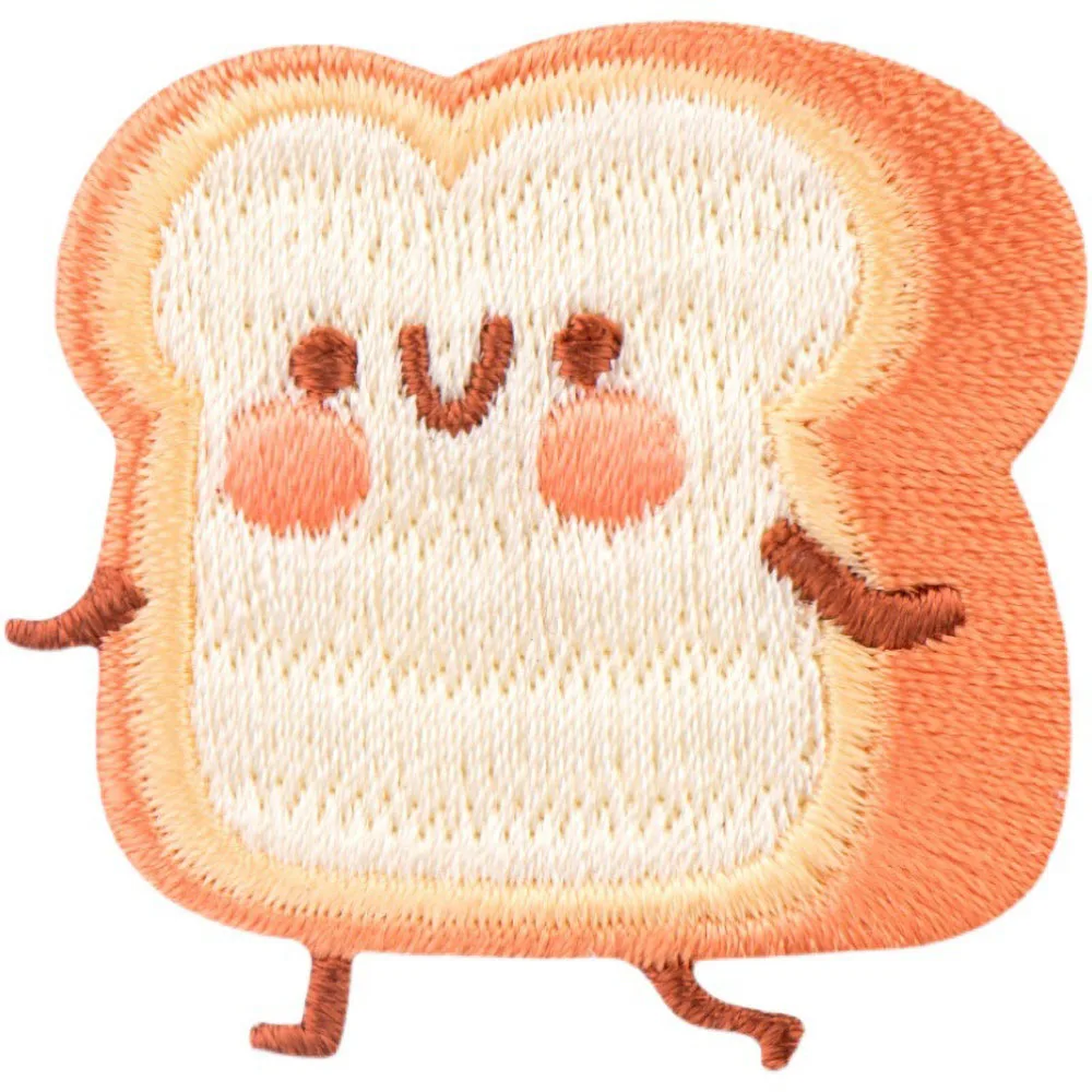 Цельная милая нашивка для завтрака палочка вышивания одежды мультяшное авокадо