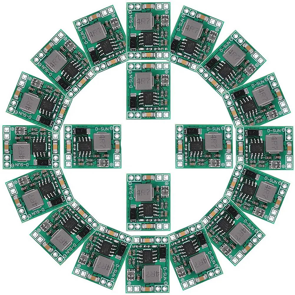 

20 Pcs Mini MP1584EN DC-DC Buck Converter Adjustable Power Supply Module 24V to 12V 9V 5V 3V Reduced Voltage Regulator