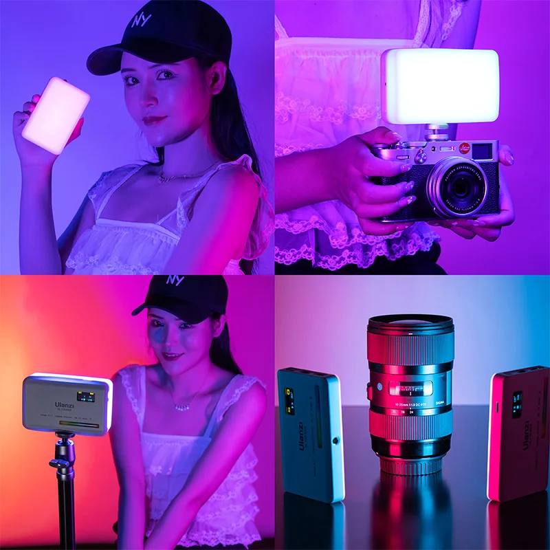 Полноцветная RGB-камера Ulanzi VL120 белая 2500K-9000K