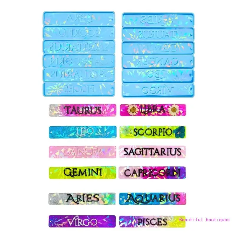 2 шт. форма для голографических закладок сделай сам легко чистящиеся силиконовые