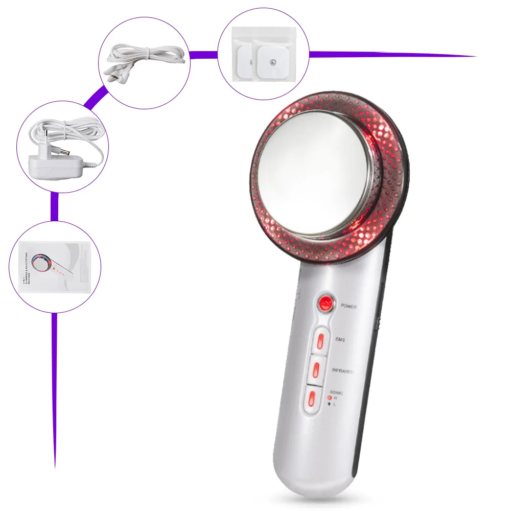 

Ультразвуковое кавитационное устройство 3 в 1 для удаления жира, аппарат для избавления от целлюлита, микротоковое устройство, массажер для тела