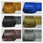 YY-tesco 10 метров 20 см, кружевная бахрома, бахрома, пластиковая бахрома, отделка, латинское платье, аксессуары для сцены, кружевная лента