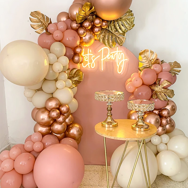 

98Pcs Retro Color Latex Balloons Wedding Birthday Gender Reveal Party Ballons Garland Arch Anniversarie Baby Shower Decoration