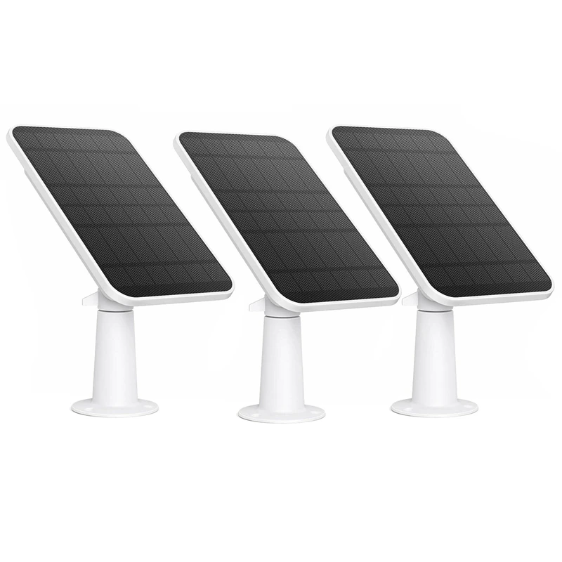 

AFBC 3X Solar Panel Power Supply For Wireless Outdoor Waterproof Security Camera Non-Stop Charging
