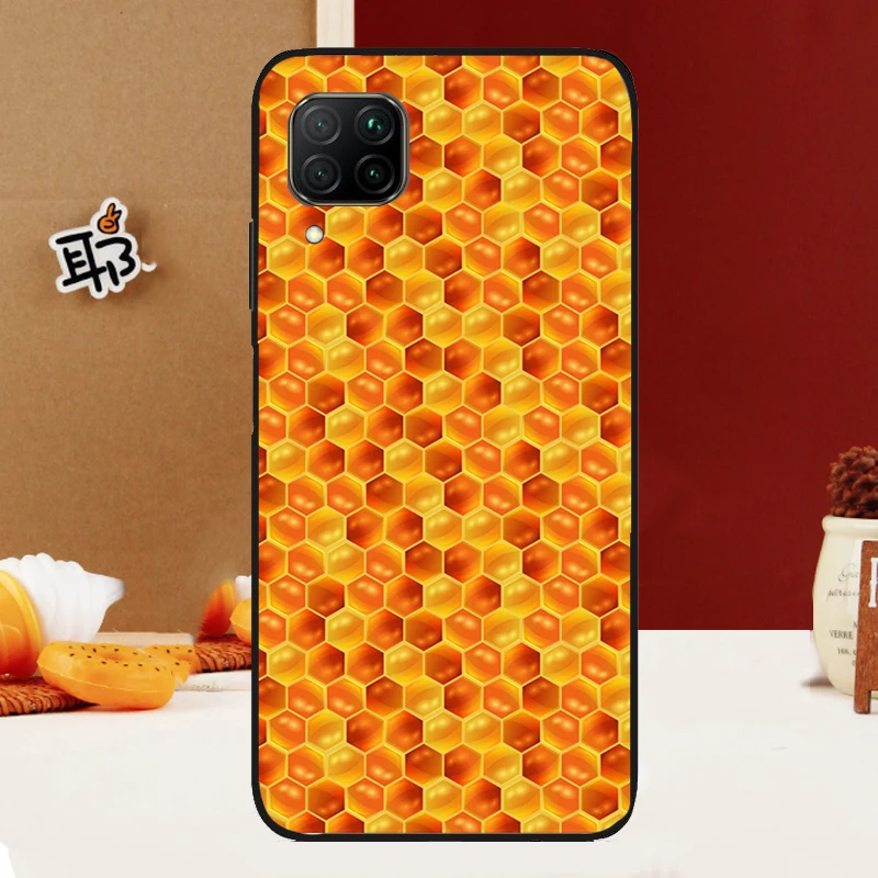 Чехол Honeycomb Honey Bee для Huawei Nova Y70 Y91 Y90 Y60 Y61 Y72 Y73 3i 7i 8i 11i 12i 9 10 SE P20 P30 P40 Lite (art.: 3920dbce885dd) - 3920dbce885dd
