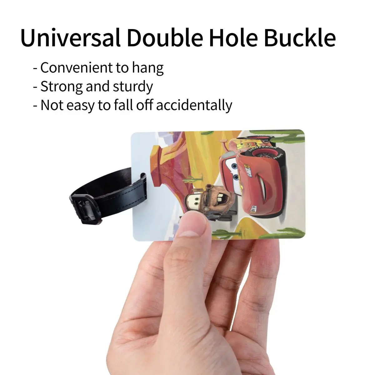 Персонализированная мультяшная бирка для багажа Pixar чемодана путешествий личная