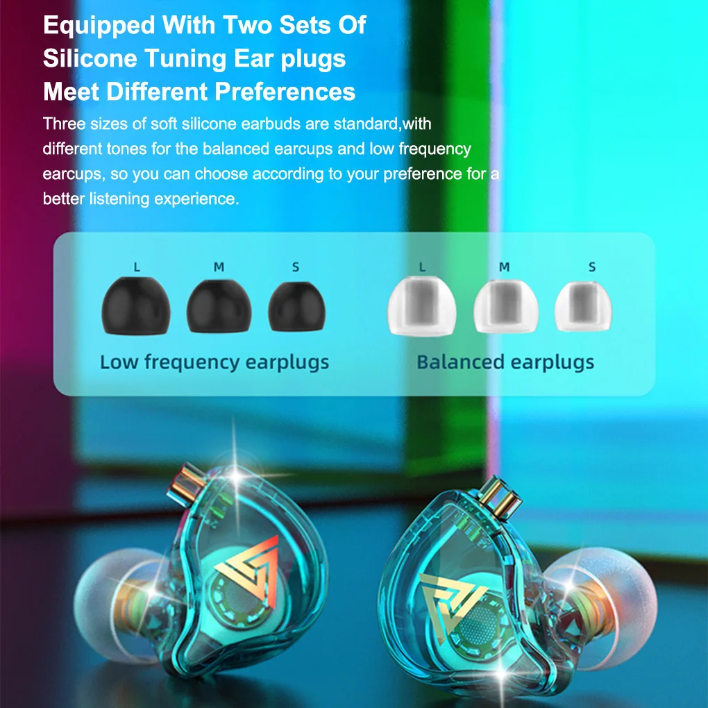 Наушники-вкладыши QKZ AK6 PLUS проводные наушники черный цвет без микрофона