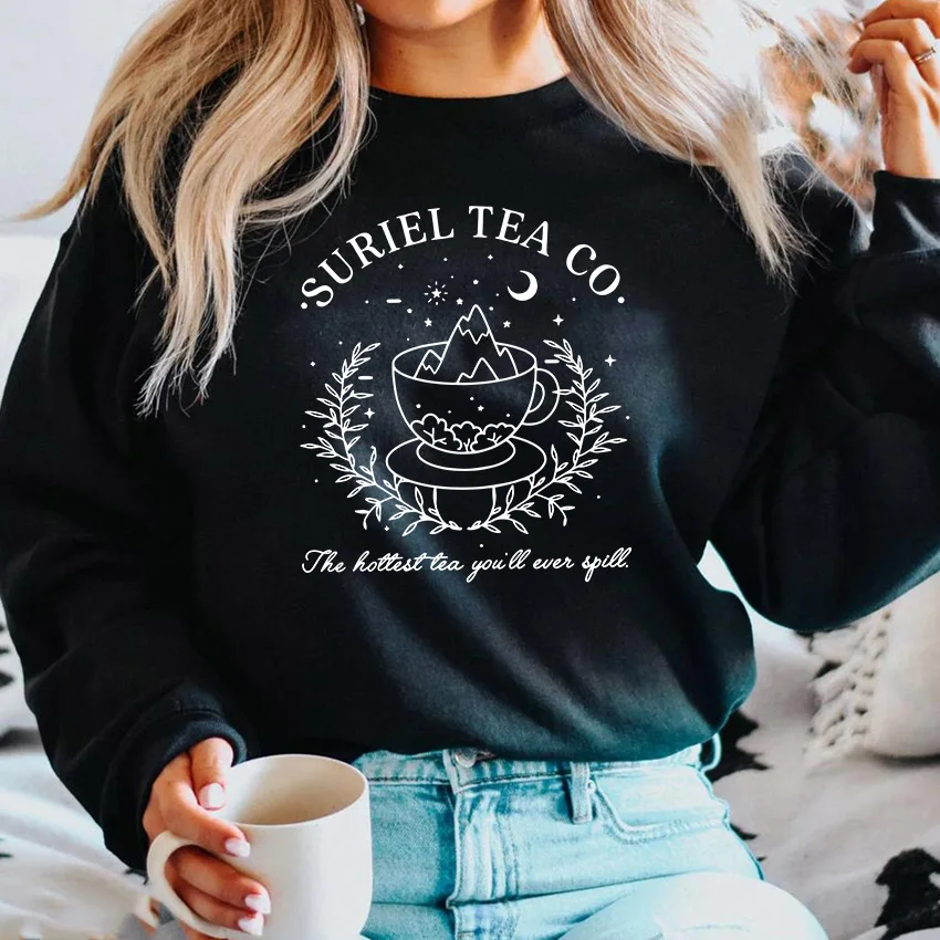 

Suriel Tea Co Velaris Sweatshirt A Court of Thorns and Roses Hoodie Acotar Shirt City of Starlight Sweater Retro SJM Sweatshirts