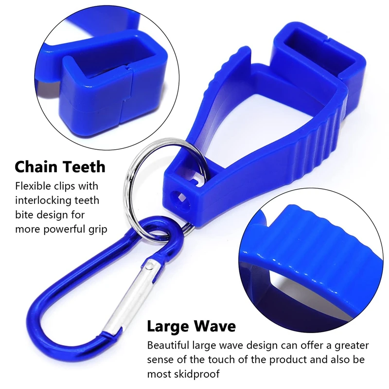 12 шт. разноцветные зажимы для перчаток многофункциональный зажим с