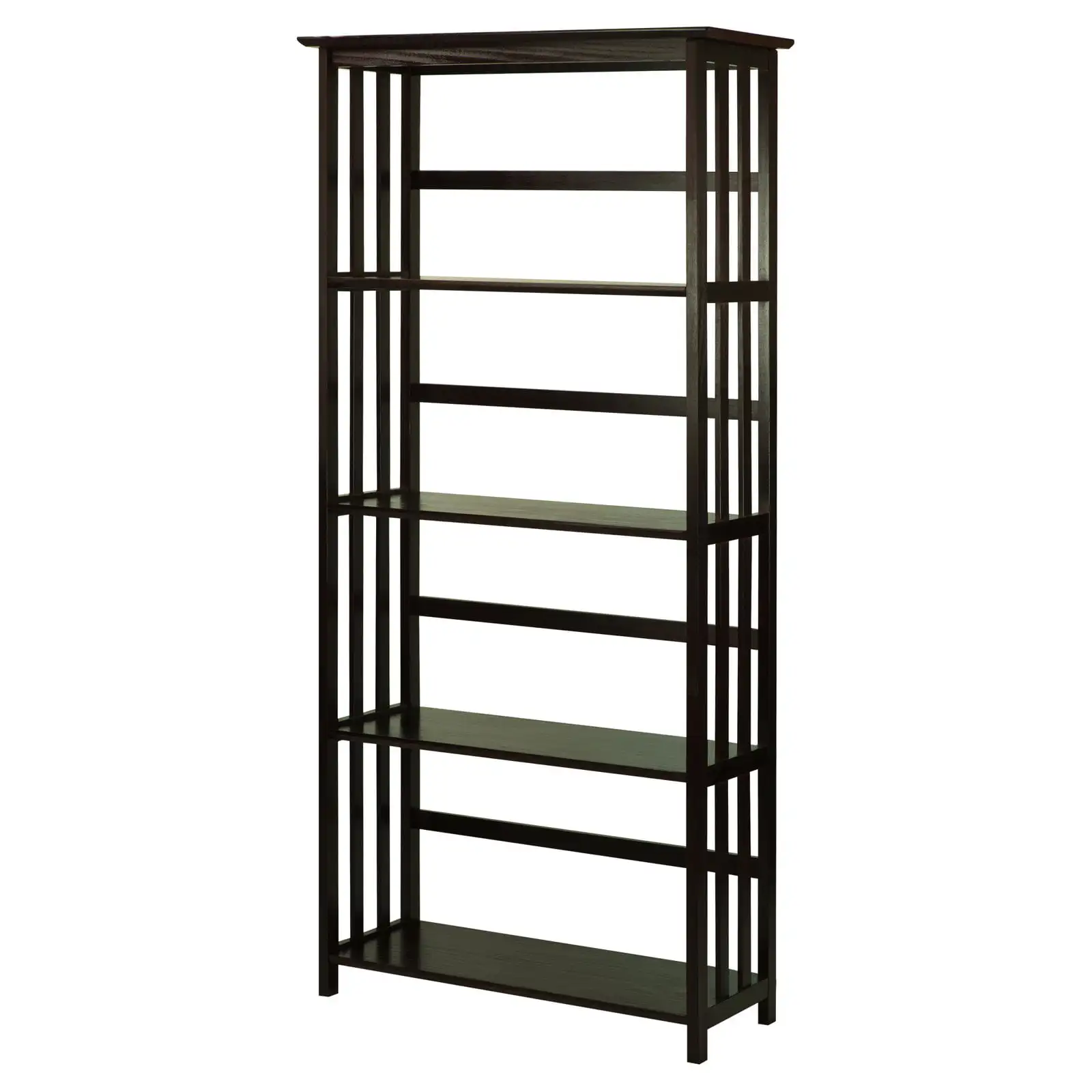 

Mission Style 5-Tier Wood Bookcase