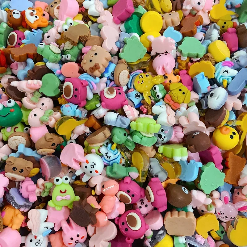 

NEW IN Charms Gummy Bear Nail Art Accessories Cartoon Resin Cute Nail Drill For DIY Mobile Phone Case Nail Decoration accessorie