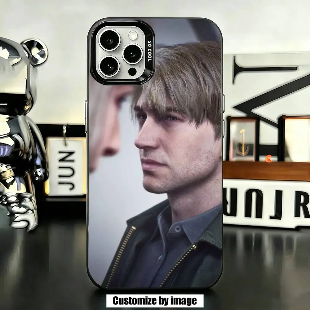 Фото Чехол для телефона Silent Hill James Sunderland Game для iPhone 17, 16, 15, 14, 13, 12, 11 Plus, Pro Max, XS, цветной серебристый чехол-футляр №3