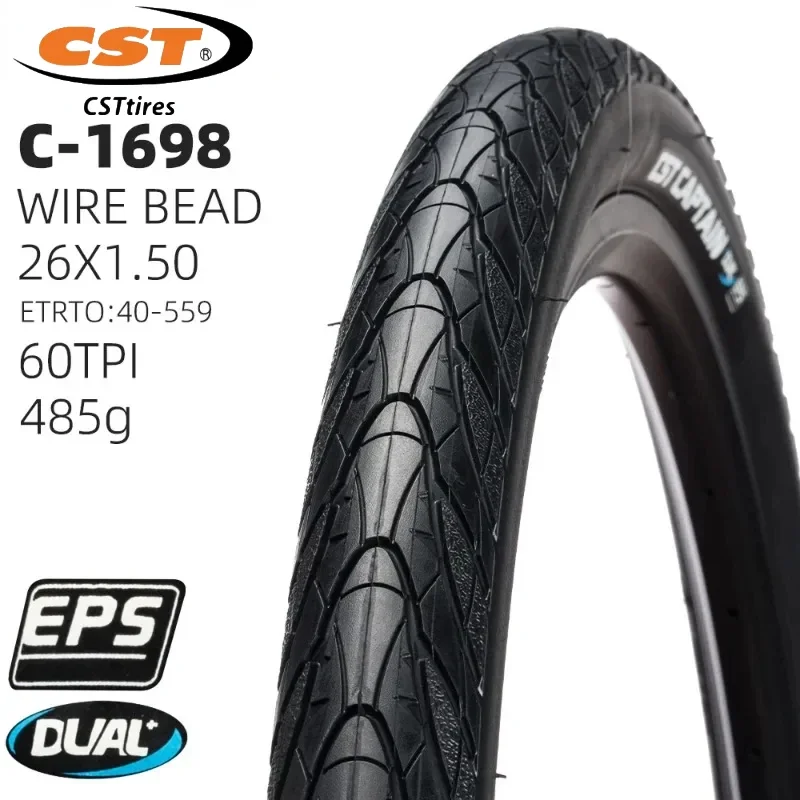 C-1698 КАПИТАНСКАЯ ВЕЛОСИПЕДНАЯ ШИНА CITY CST C1698 ДЕТСКАЯ 34-349 60TPI