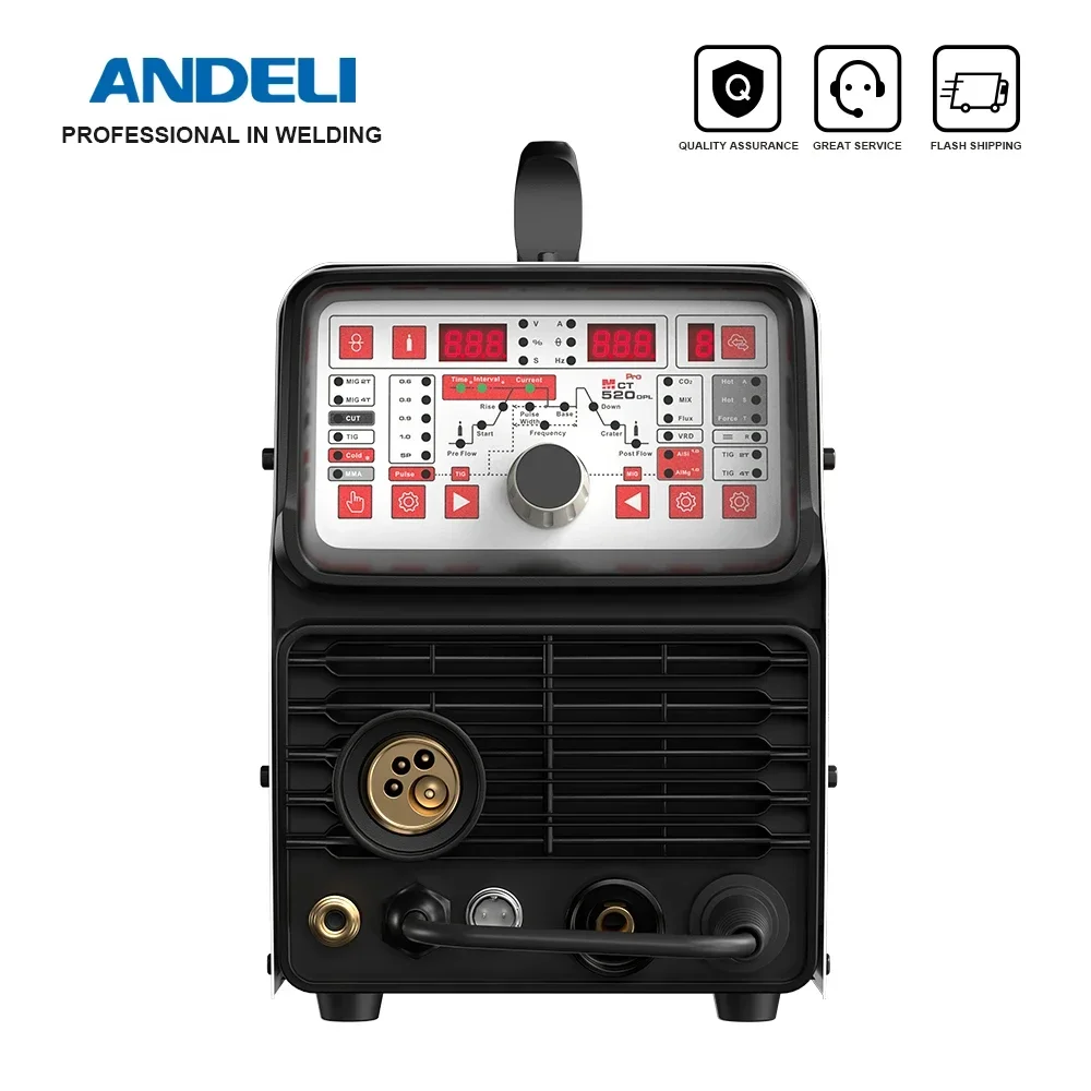 ANDELI MCT-520DPL PRO Многофункциональный сварочный аппарат MIG/TIG/MMA/CUT/COLD Сварочный для