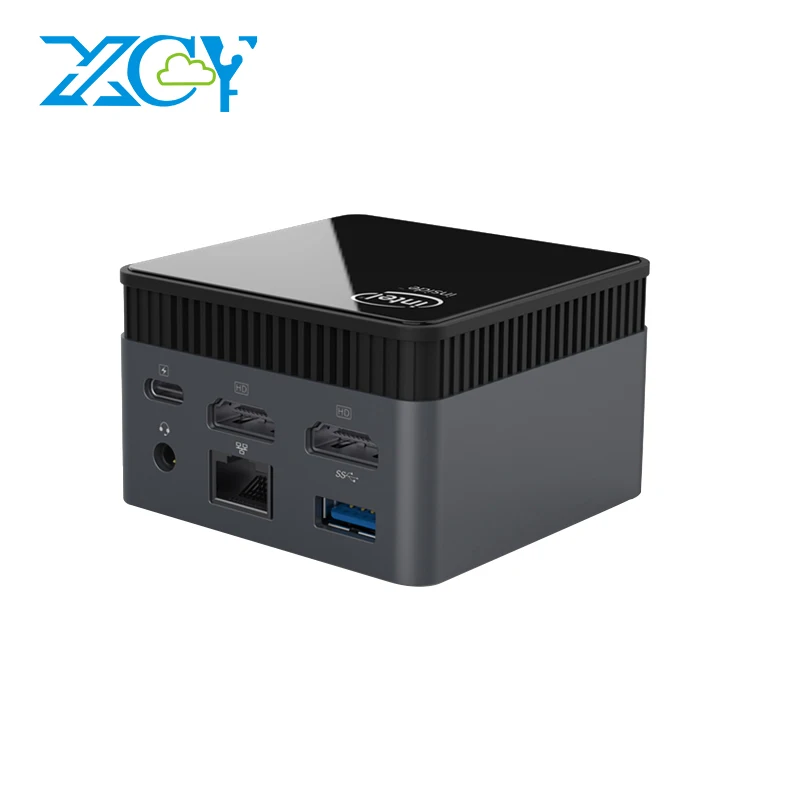 Mini PC Intel Celeron N5105 8GB LPDDR4 128GB M.2 SSD Intel AC7265 2.4G/5G WiFi Bluetooth4.0 Gigabit Ethernet 4K 60Hz Windows 10