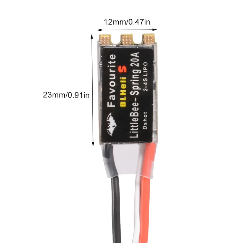 1/ 2/ 4 / 8 pc FVT LITTLEBEE Little bee BLHeli-s SPRING 20A 30A ESC 2-6 S поддерживает Mulitshot Opto Oneshot42 OneShot125 Multic |