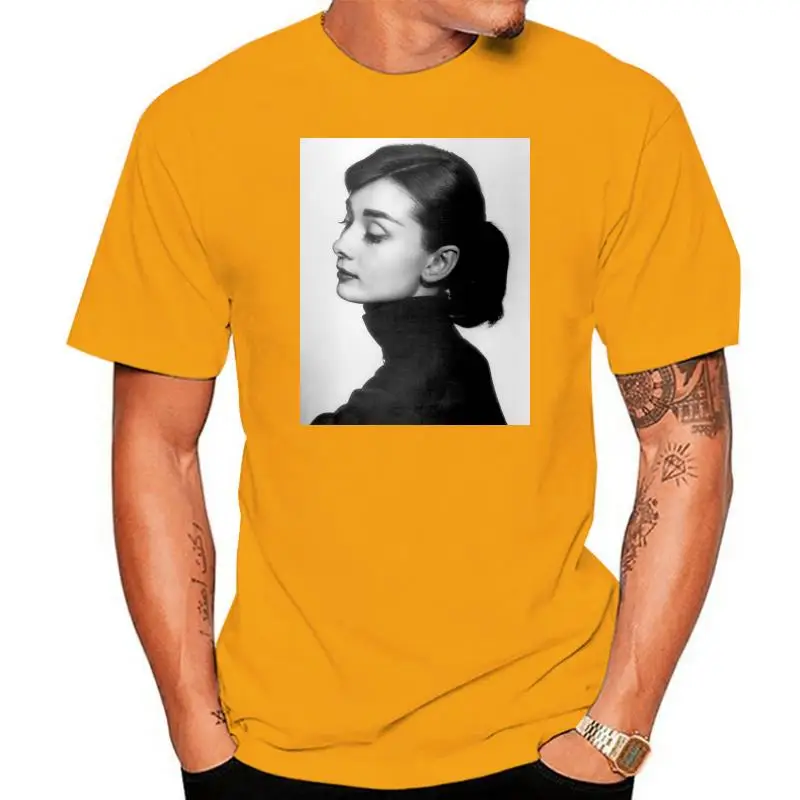 

Summer Hot Sale Tee Shirt Youcshi Women& Short Sleeve Cotton T Shirt Audrey Hepburn X-Large Black Cotton T-shirt