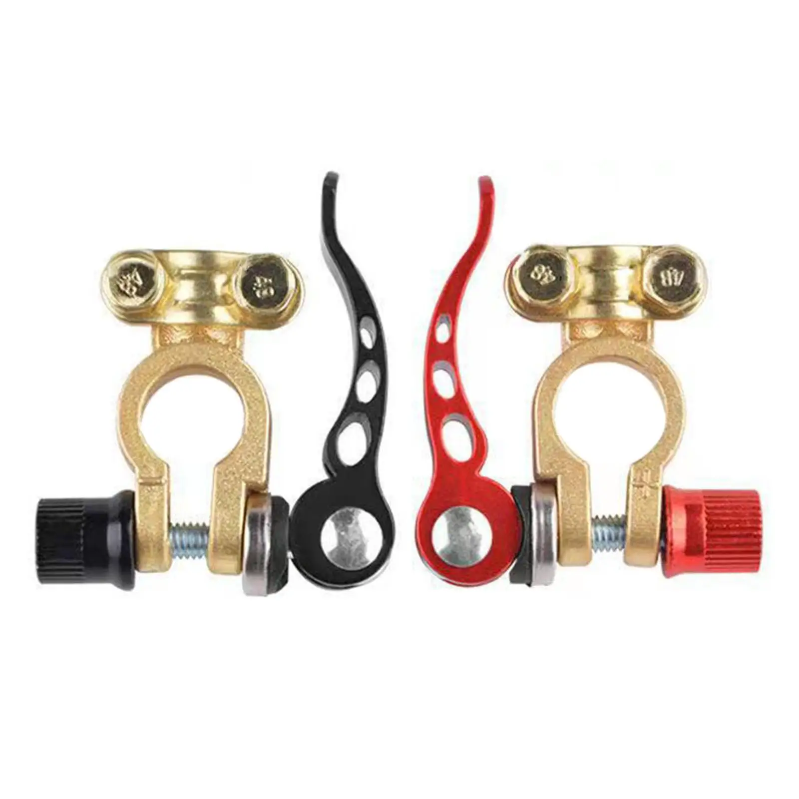 

Car Battery Terminal Connectors Negative 2Pcs Copper for RV
