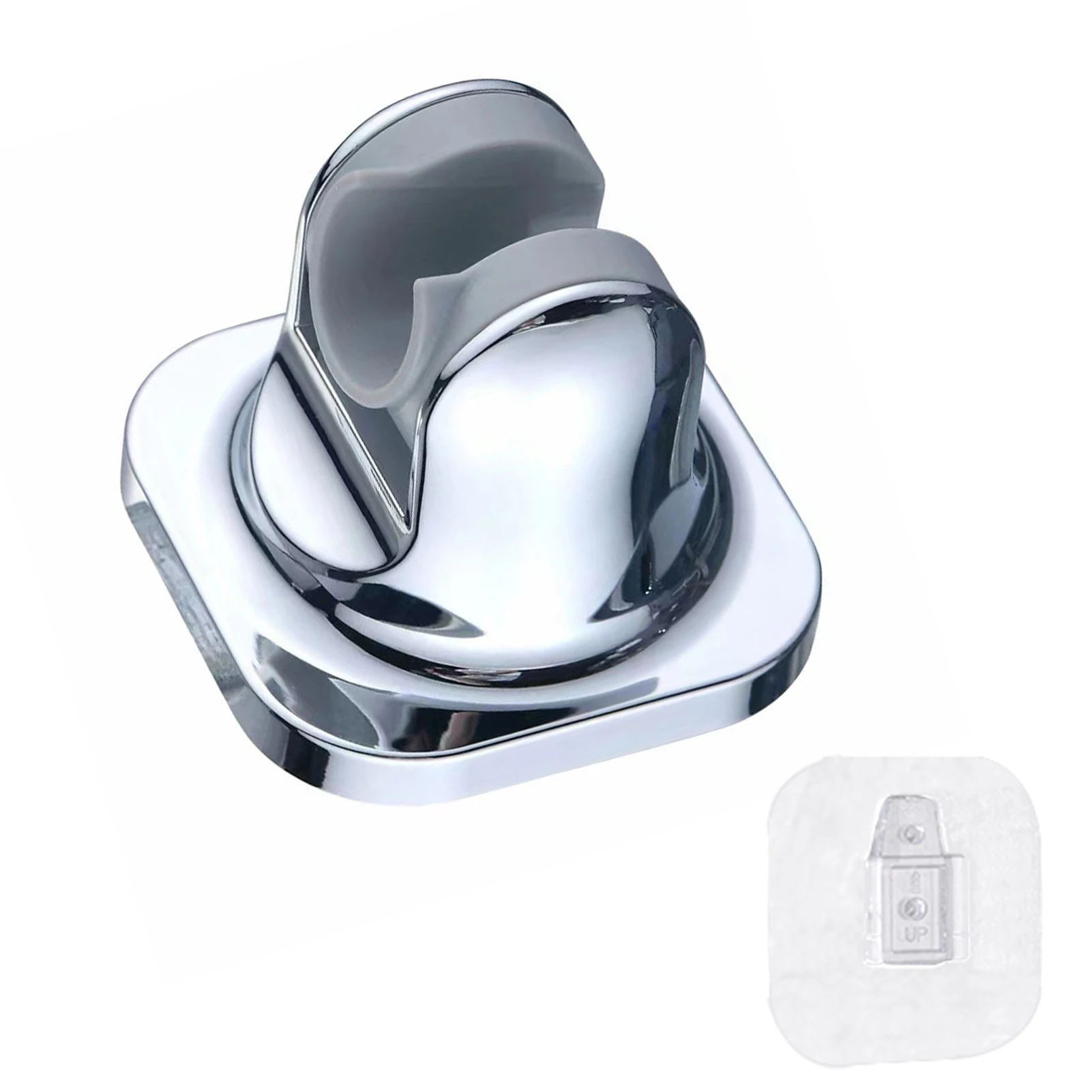 

Wall Mount Shower Head Holder With Sticker Bracket No Drilling Bidet Sprayer Simple Modern Bathroom Accessories Adjustable Angle