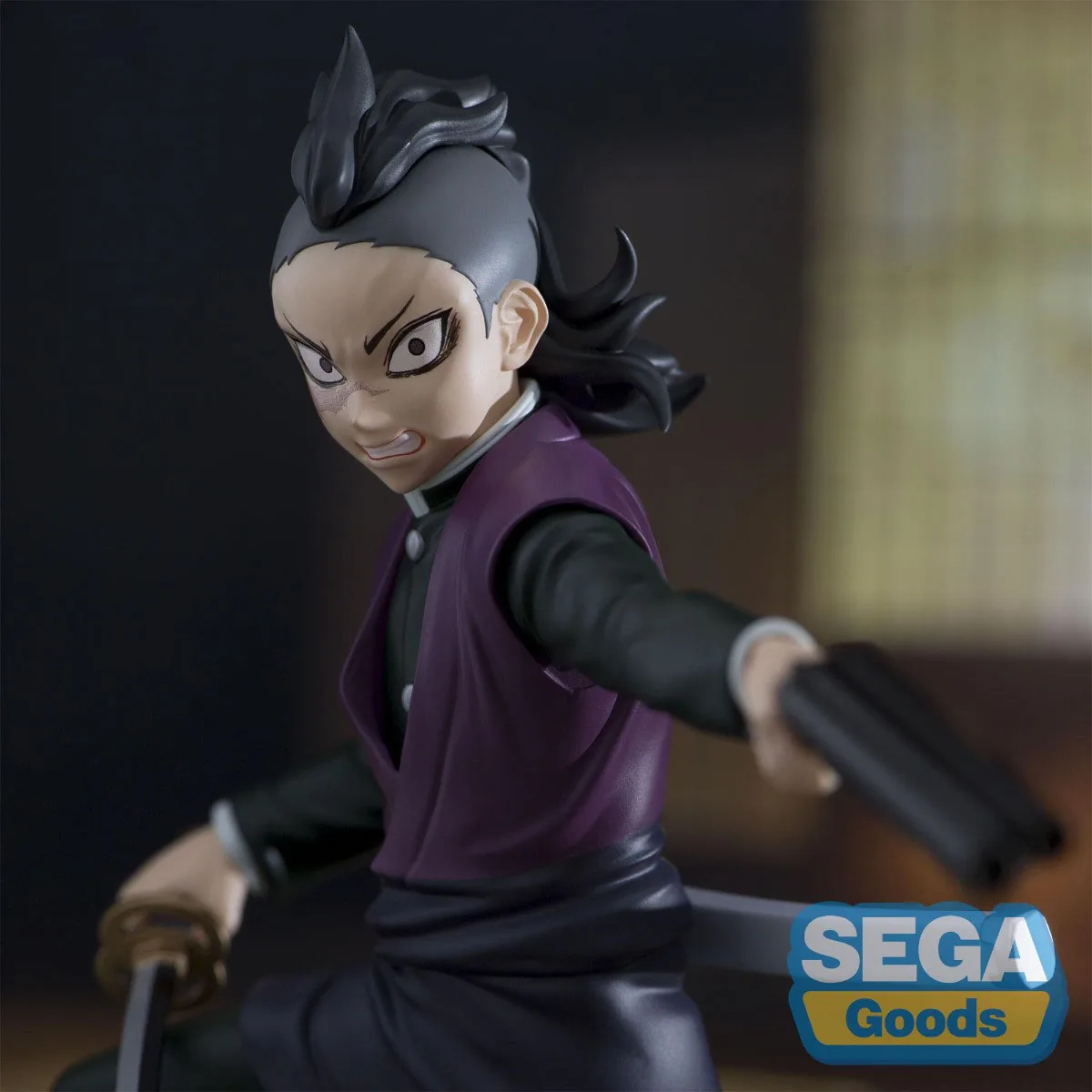 Фото Оригинальная фигурка Sega Xross Link, экшн-фигурка из аниме «рассекающий демонов», киметсу, No Yaiba, Shinazugawa Genya, мультяшная модель №5