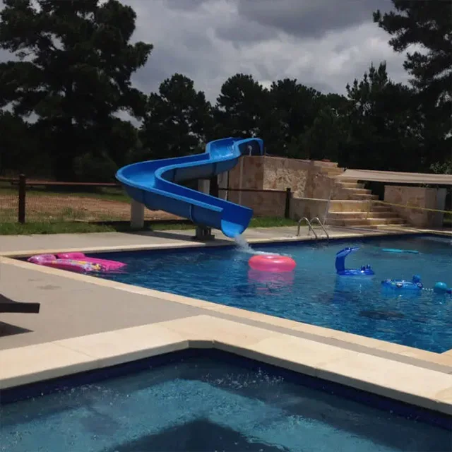 Горка для бассейна детская игровая площадка водная горка на заднем дворе детей