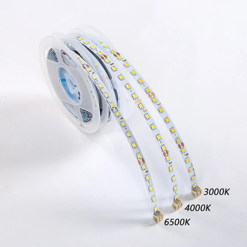 Светодиодная лента 3 метра 2835 LED ribbbon 5B10C 100D 7 мм, белая нейтральная и теплая светильник вая лента для использования в светильник вых панелях, люстрах и т. д.