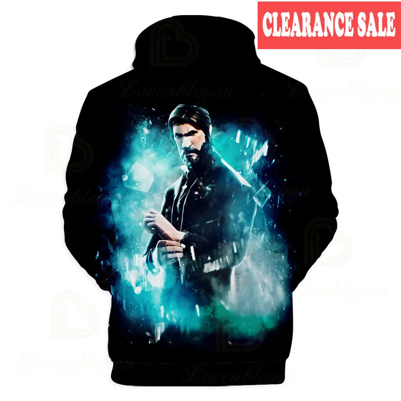 Толстовка с капюшоном для мальчиков/девочек 3-14 лет 3D принтом игровой