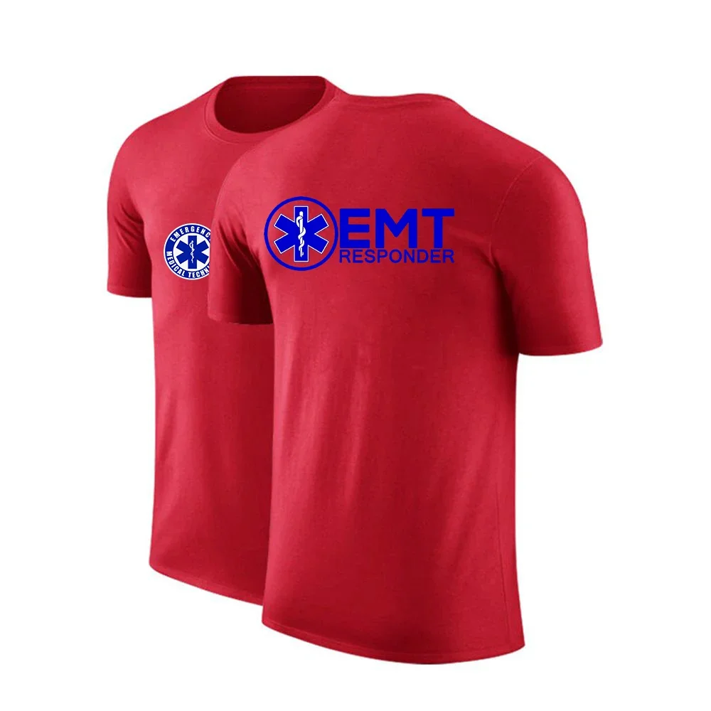 Летняя мужская быстросохнущая рубашка с коротким рукавом для экстренных людей