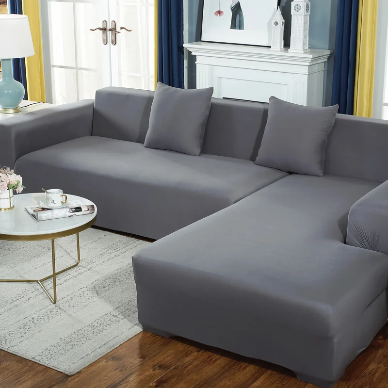 

Elastic Corner Sofa Chaise Covers for Living Room Lounge Armchairs3-seater Sets Elasticated Couch Seat Silip cover Pet Furniture