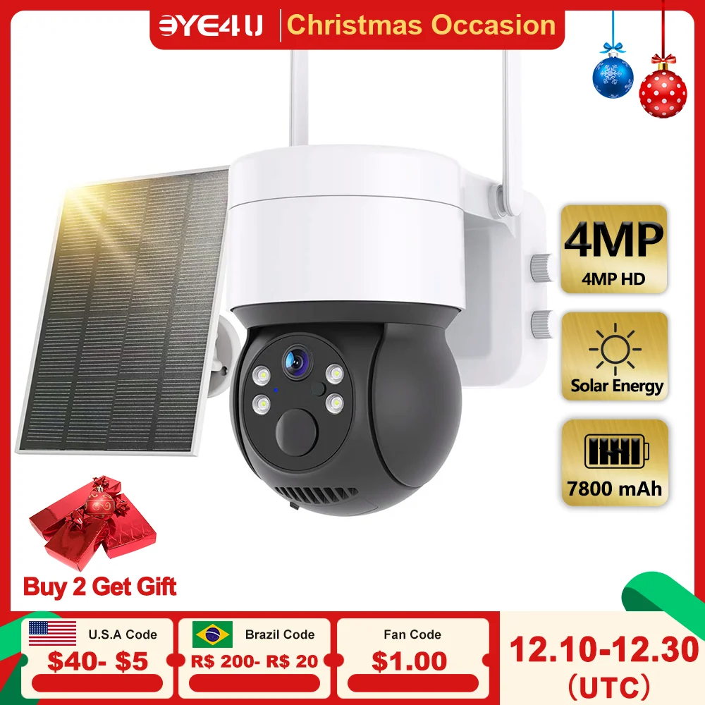 

Беспроводная камера видеонаблюдения, 2023 дюйма, 4 МП