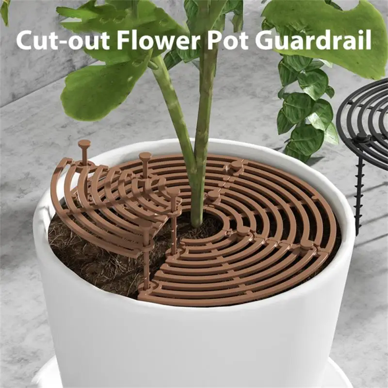 

Plant Pot Soil Covers Protector Prevent Cats Mice from Damaging Plants Safe Plastic Spike Bonsai Plant Support Care Covers