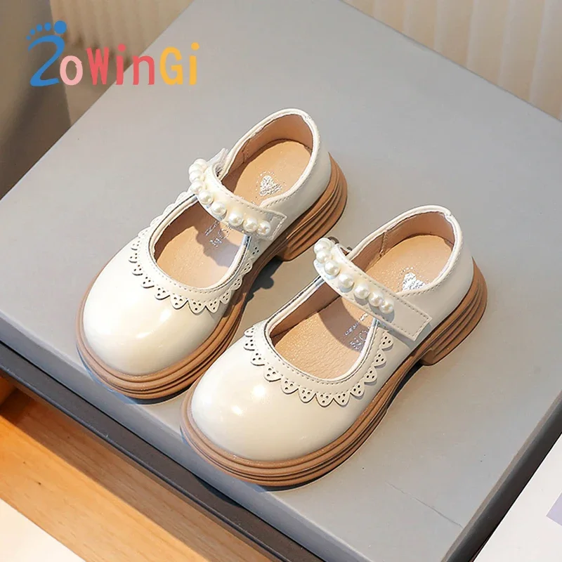 

Туфли для маленьких девочек, элегантные теннисные туфли, с кольцом и петлей, легкие, Размер 23-35