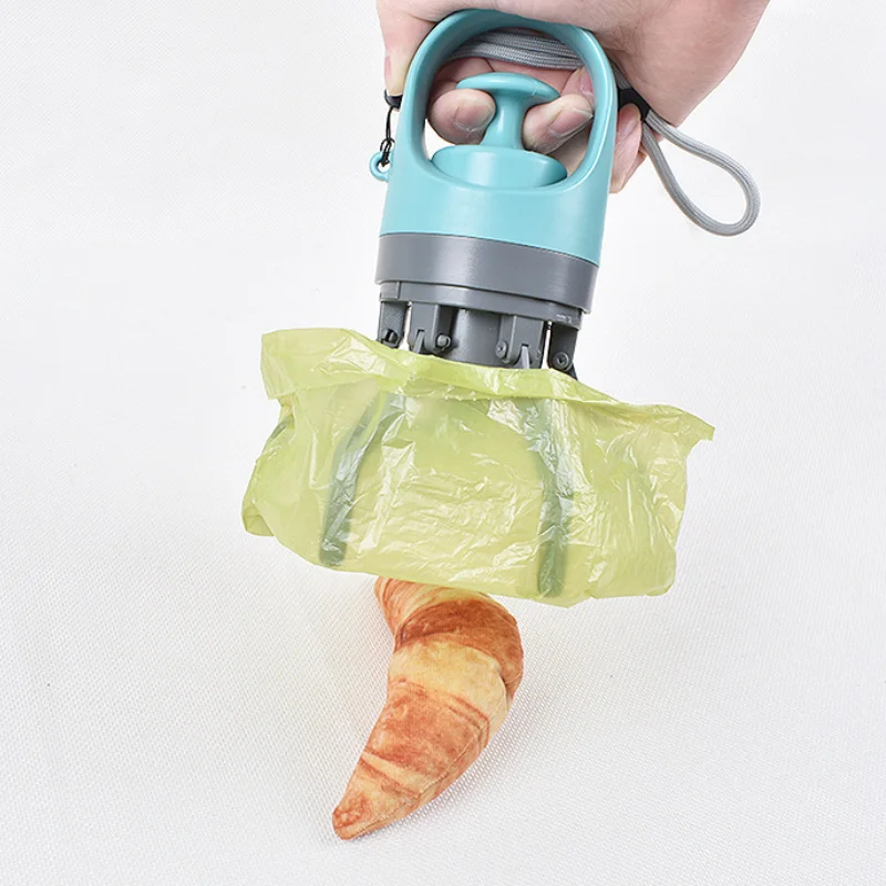 

Portable Lightweight Dog Pooper Scooper With Built-in Poop Bag Dispenser Eight-claw Shovel For Pet Toilet Picker Pet Products