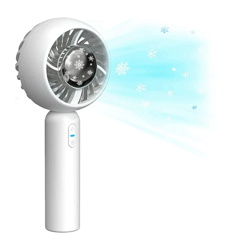 

Portable Fan Handheld Cool Fan Small Personal Handheld Fan Cooling Electric Fan For Travel Outdoors Indoors White